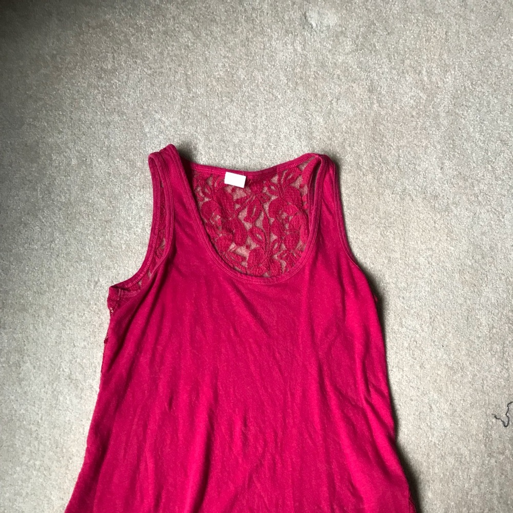 Express pink tank top